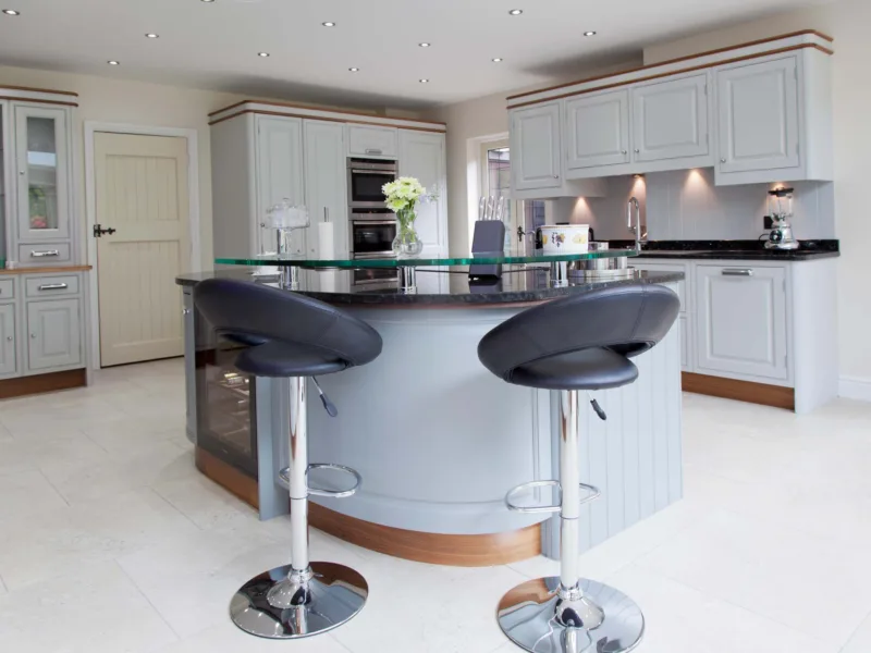 Traditional Duck-Egg Blue Kitchen — Laindon, Essex