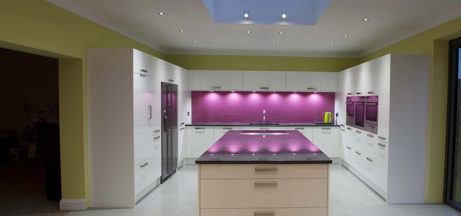 Modern U-Shaped Kitchen with Island — Rayleigh, Essex